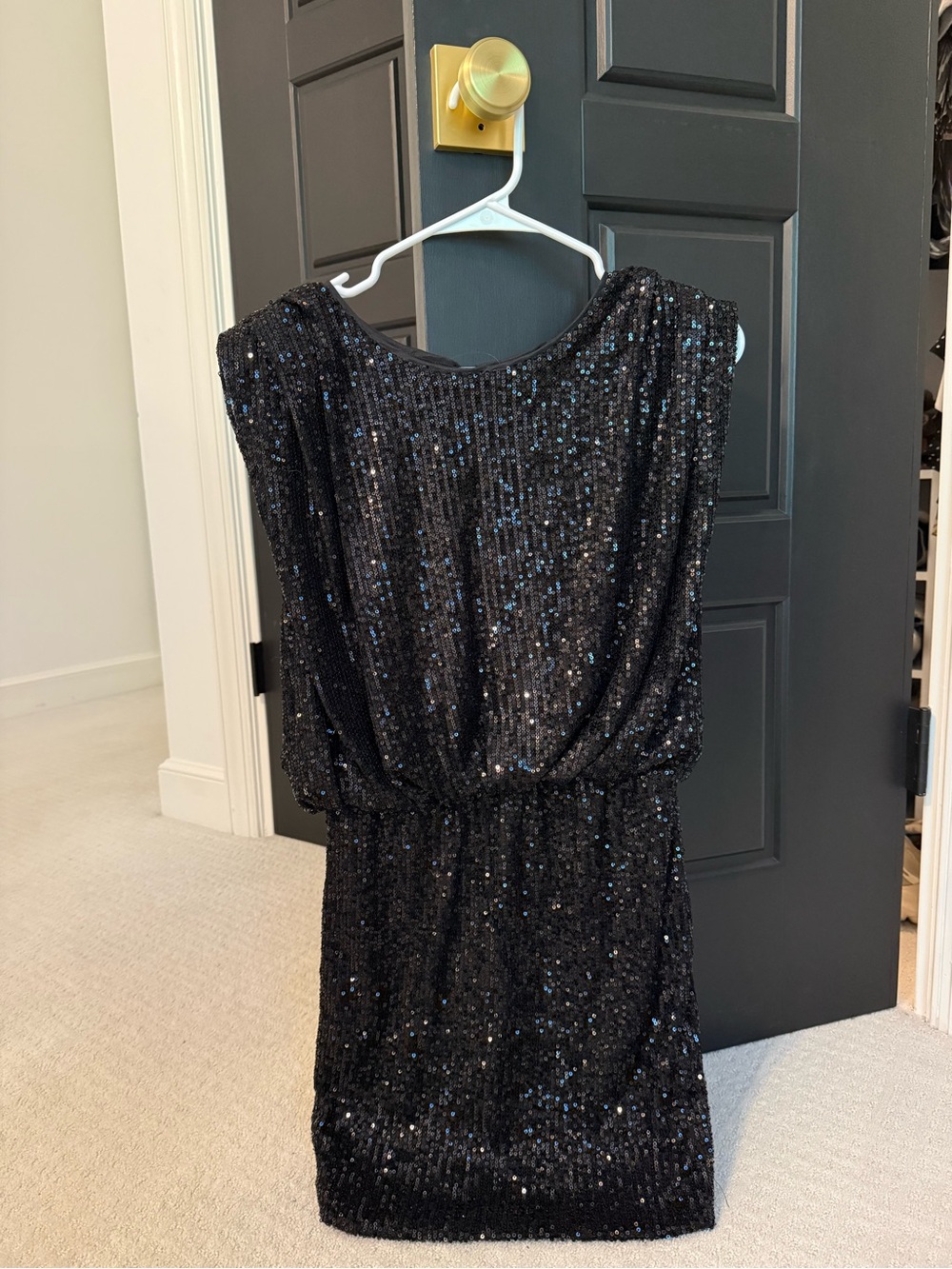 DO+BE Black Sequin Mini Dress